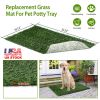 23.23x18.12” Replacement Grass Mat For Pet Potty Tray Dog Pee Potty Grass Turf Pad Fast Drainage Easy Cleaning
