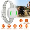 IP67 Waterproof Electric Dog Training Collar Rechargeable Dog Receiver with Light Beep Vibration Shock Fit for All Dogs 10-150LBS