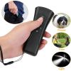 Ultrasonic Anti Dog Barking Trainer Handheld Dog Training Barking Deterrent Control Device w/ LED Flashlight