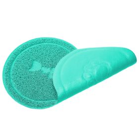 Dog Cat Bowl Mat Pet Food Water Feeding Mat Non-slip Pet Dish Tray Mat Paw Clean Placemat (Option: No8_Aqua)
