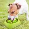 Dog Cat Slow Feeder Bowl Pet No Gulp Feeder Bowl Anti-Bloat Feeding Plate