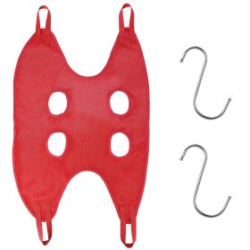 Cat Dog Hammock Helper Pet Grooming Hammock Harness Restraint Bag Helper Breathable for Nail Trimming Clipping (Option: RoseRed_M)