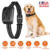 Electric Dog Collar Receiver Anti-Bark Dog Deterrent Training Collar with Beep Vibration Shock Modes for Dog Fence System