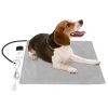 Pet Heating Pad Waterproof Electric Heating Mat Warming Blanket with 9 Heating Modes 4 Timer Settings Washable Cover Chew Resistant Cord Case