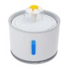 2.4L Automatic Dog Cat Water Fountain Electric LED Pet Flower Water Dispenser Ultra Silent Health Cat Waterer Auto Off Level Window