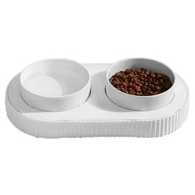 Heated Water Bowl For Dogs And Cats Ceramic Heated Pet Water Bowl Food Warmer USB Powered Thermal Pet Bowl Provide Fresh Non Freezing Drinkable Water (Option: 2Bowl)