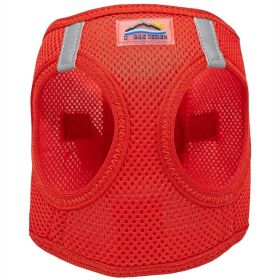 American River Solid Ultra Choke Free Dog Harness (Color: Red, size: large)